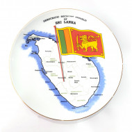 Hand Painted Wall Plaques – Sri Lanka Flag - Noritake 