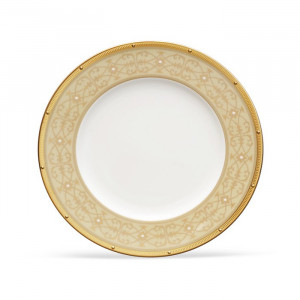 Rochelle Gold Accent Plate - Noritake 