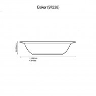 Islay Platinum Baker - Noritake 