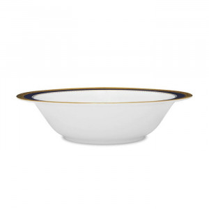 Odessa Cobalt Gold Round Vegetable Bowl - Noritake - 4923/97208 