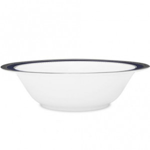 Odessa Cobalt Platinum Round Vegetable Bowl - Noritake 