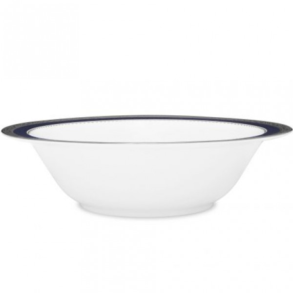 Odessa Cobalt Platinum Round Vegetable Bowl - Noritake 