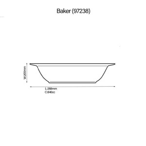 Odessa Platinum Baker - Noritake 