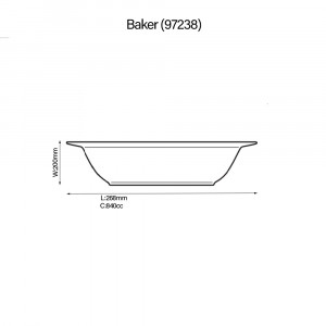 Rochelle Platinum Baker - Noritake 