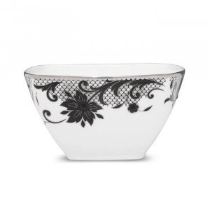 Chantilly Noire Square Bowl - Noritake 