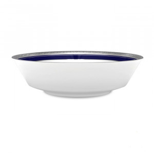 Crestwood Cobalt Platinum Salad Bowl - Noritake - 4170/91908