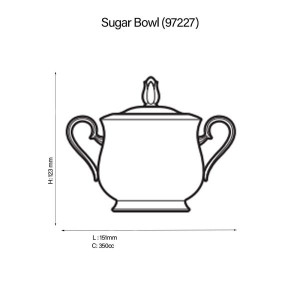 Hertford Sugar Bowl - Noritake 