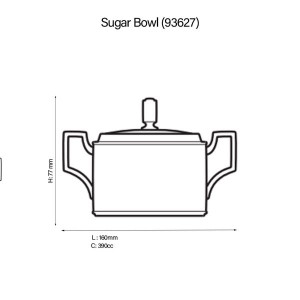 Maestro Sugar Bowl - Noritake - 4839/93627