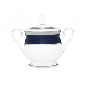 Odessa Cobalt Platinum Sugar Bowl - Noritake 