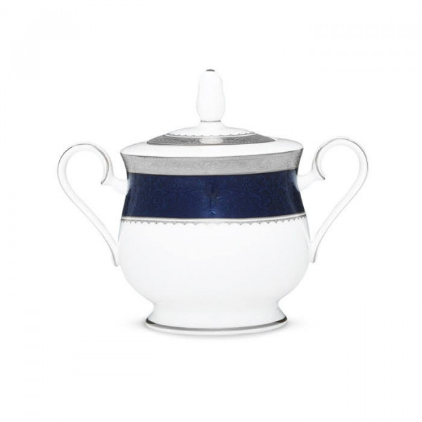 Odessa Cobalt Platinum Sugar Bowl - Noritake 