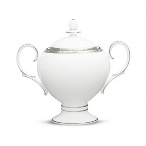 Rochelle Platinum Sugar Bowl - Noritake 