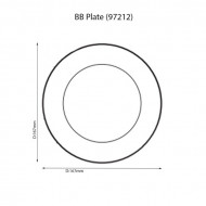 Islay Platinum BB Plate - Noritake