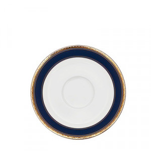 Blue Shire Coffee Saucer - Noritake 