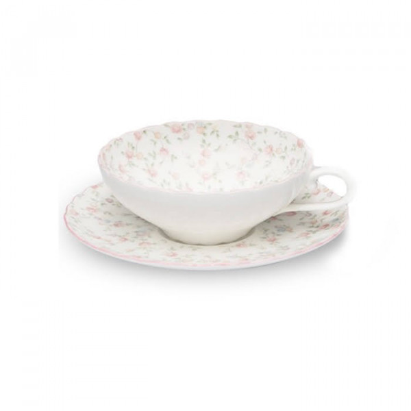 Cutie Rose Tea Cup with Saucer - Noritake 