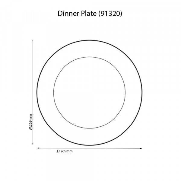 Austin Platinum - Dinner Plate - Noritake - 4360-91320 