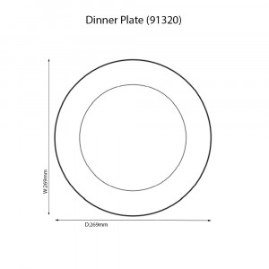 Crestwood Cobalt Platinum - Dinner Plate - Noritake - 4170-91320