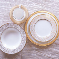 Summit Gold - 4912 - 95 Pc's Dinner Set - Noritake