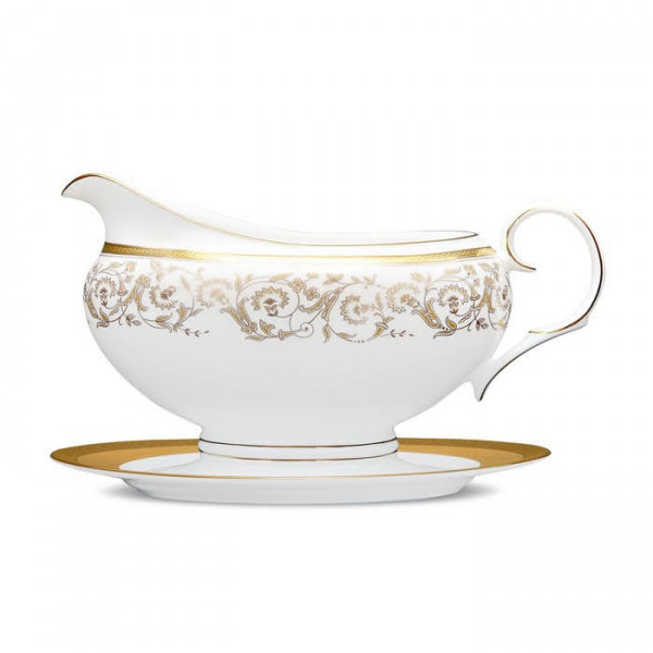 Summit Gold Gravy Body With Saucer - Noritake 