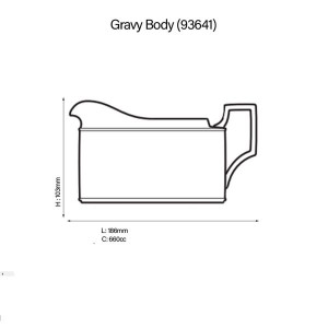 Trefolio Gold Gravy Body With Saucer - Noritake - 4945/93641cs 