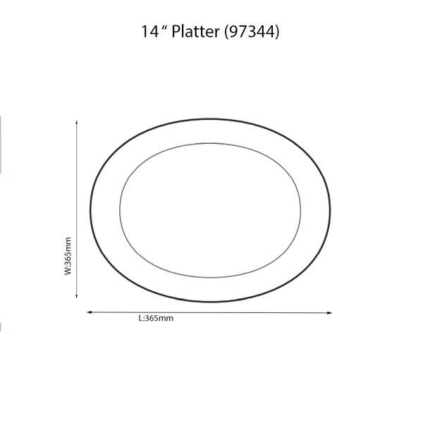 Accompanist 14″ Platter - Noritake 