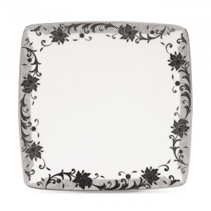 Chantilly Noire Square Plate - Noritake 