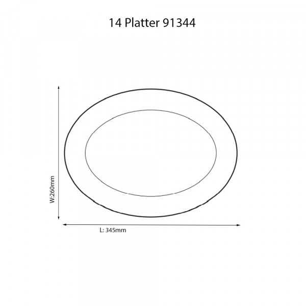 Crestwood Gold Platter - Noritake - 4167/91345