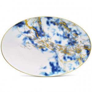 Jubilant Night Gold Platter - Noritake 