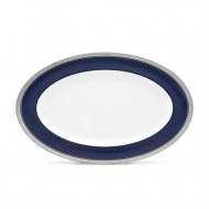 Odessa Cobalt Platinum Platter - Noritake 