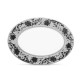 Chantilly Noire Platter - Noritake 