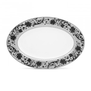 Chantilly Noire Platter - Noritake 