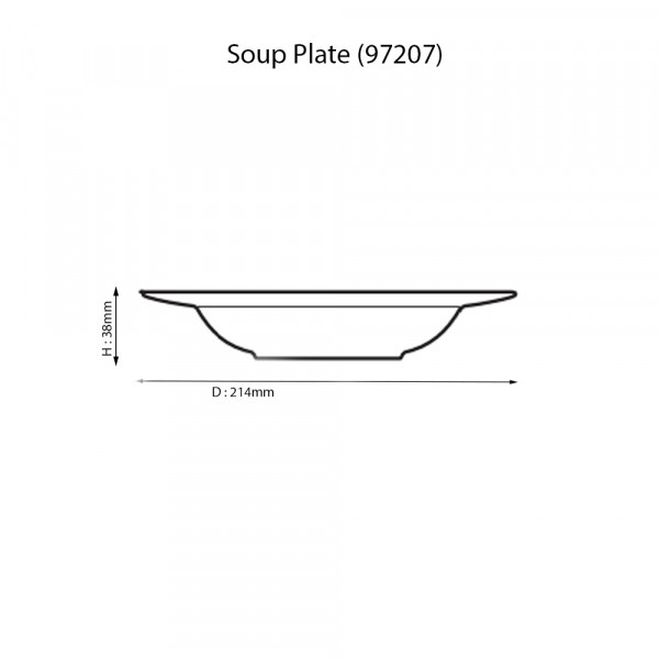 Accompanist Soup Plate - Noritake - 4886/97207