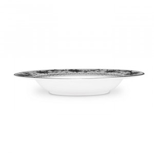 Chantilly Noire Soup Plate - Noritake 