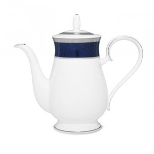 Odessa Cobalt Platinum Coffee Pot - Noritake 