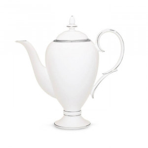 Rochelle Platinum Coffee Pot - Noritake 