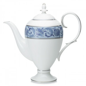 Sonnet In Blue Coffee Pot - Noritake 