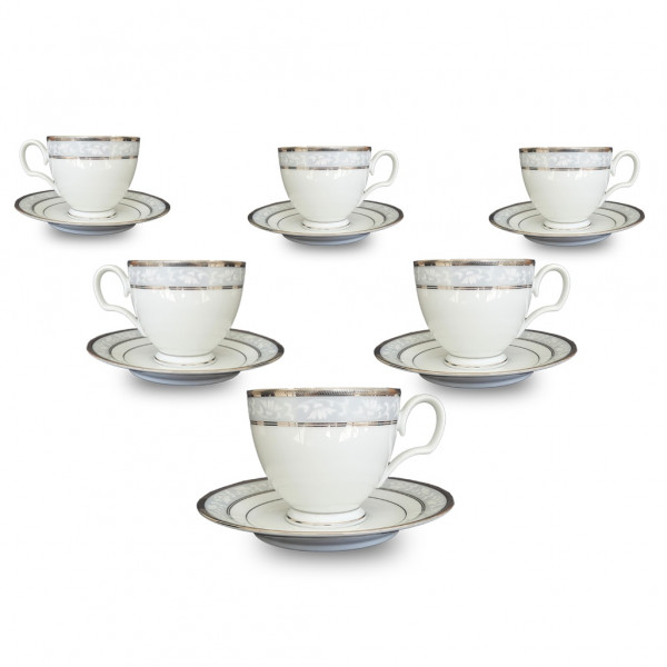 Brunswick Platinum Tea Set - 4364 - Noritake