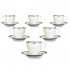 Buckingham Platinum Tea Set - 4347 - Noritake 