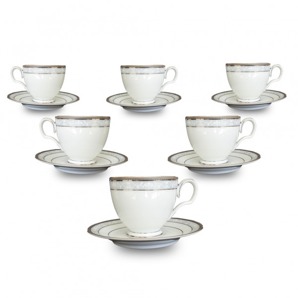 Hampshire Platinum Tea Set - 4336 - Noritake