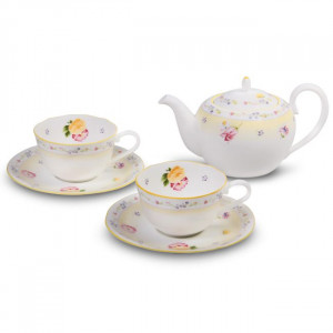 Jeune Fleur Tea Set of 02 Person(Pair Set) - 4620 - Noritake