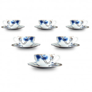 Jubilant Nights Platinum Tea set  - 1666 - Noritake