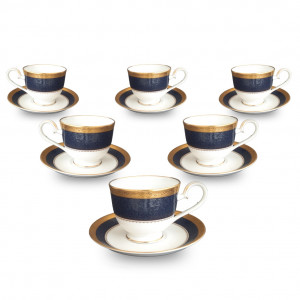 Odessa Cobalt Gold - 4923 - Tea Set - Noritake 