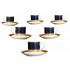 Odessa Cobalt Gold Coffee Cup Set - 4923 - Noritake