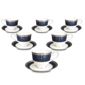 Odessa Cobalt Platinum - 4922 - Tea Set - Noritake 