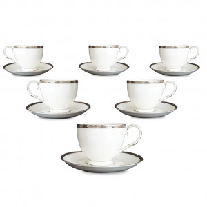 Rochelle Platinum Tea Set - 4795 - Noritake